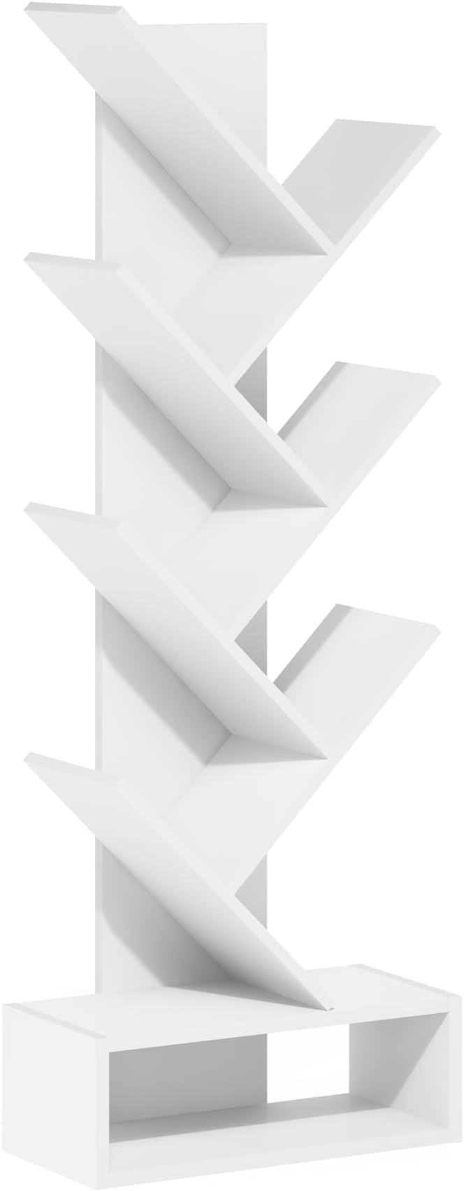 Furinno Tree Bookshelf 7-Tier Floor Standing Tree Bookcase - Image 5