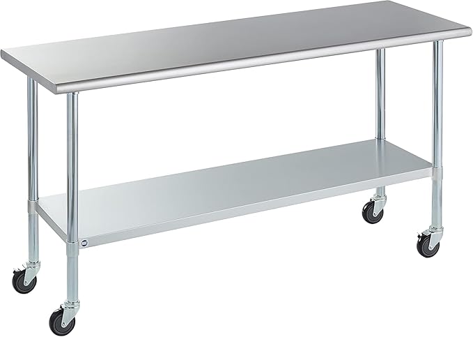 ROCKPOINT Stainless Steel Table by ROCKPOINT
