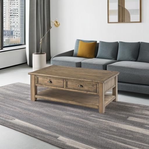 Martin Svensson Home Monterey Solid Wood Coffee Table, Reclaimed Natural - Image 6