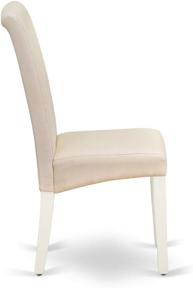 East West Furniture LGBA5-LWH-01 5 Piece Dinette Set Includes a Rectangle - Image 9
