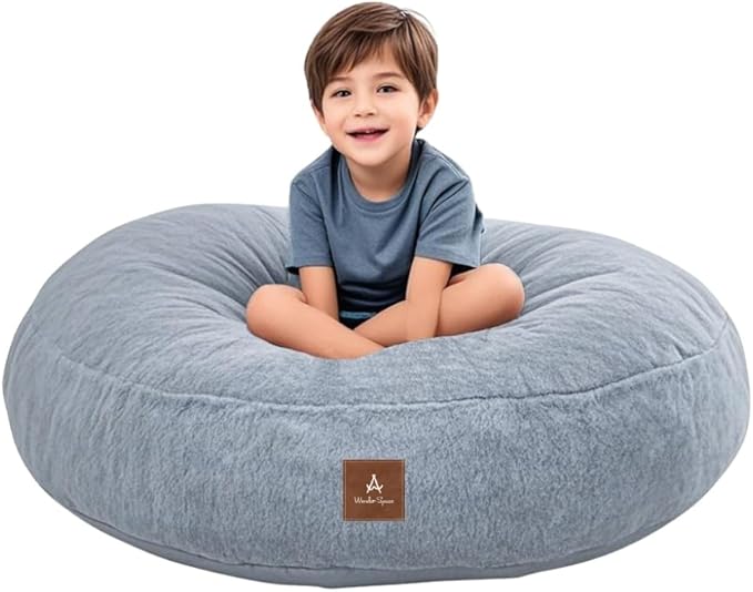 Wonder Space Bean Bag Chair – Soft Foam Filling | Removeable & Washable Cover | by WonderSpace