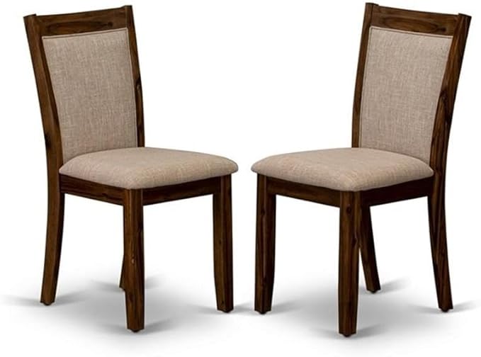 East West Furniture DLMZ3-AWN-04 3 Piece Dinette Set - Image 3