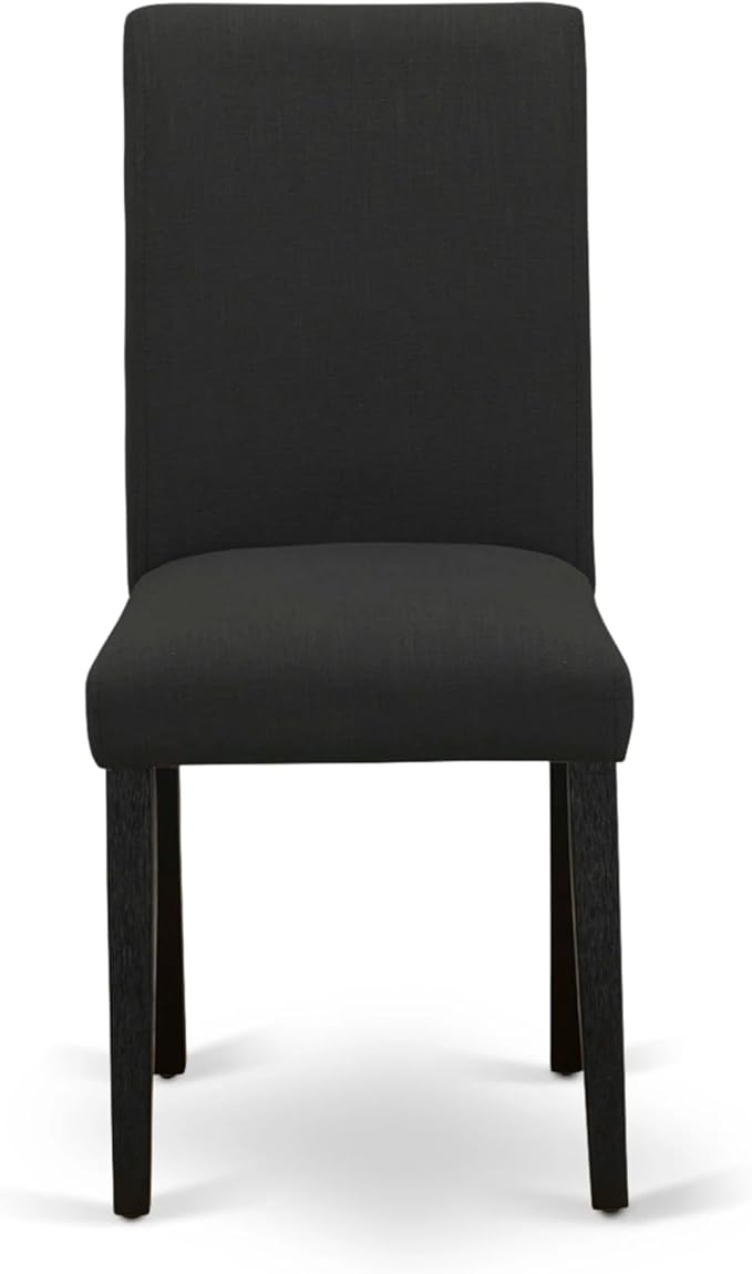 East West Furniture AMAB3-ABK-24 3 Piece Modern Dining Table Set Contains a - Image 6