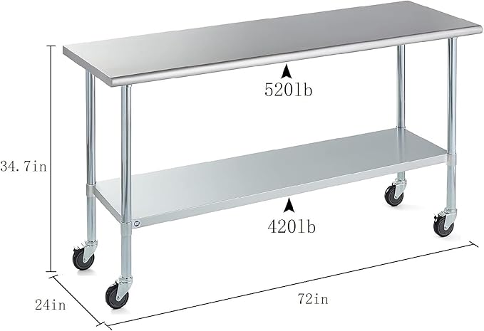 ROCKPOINT Stainless Steel Table - Image 3