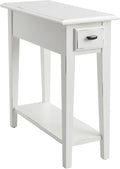 Haven Ridge Narrow End Table, Solid Wood Side Table by DesignHouse