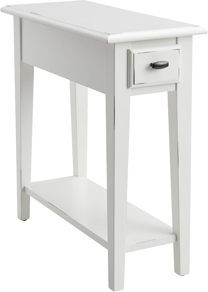 Haven Ridge Narrow End Table, Solid Wood Side Table by DesignHouse