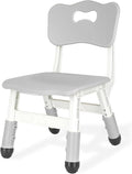 Kids Height Adjustable Toddler Chair Max Load 220LBS Plastic Indoor Outdoor by JIAOQIU