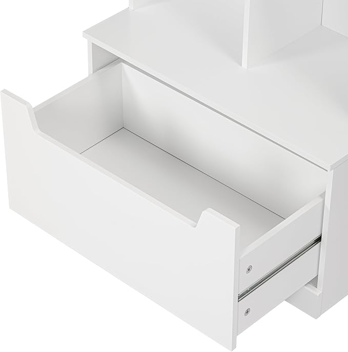 UTEX Kids Bookshelf and Toy Storage Organizer, Toddlers Bookcase - Image 8