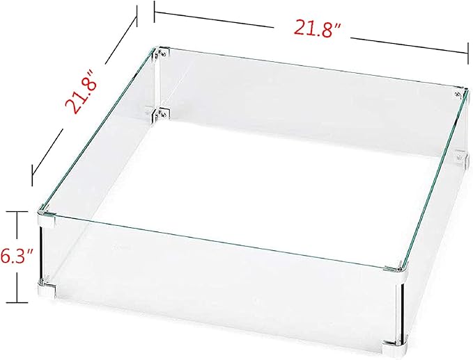 Oakland Living Black Aluminum Patio Fire Table Set - Image 9
