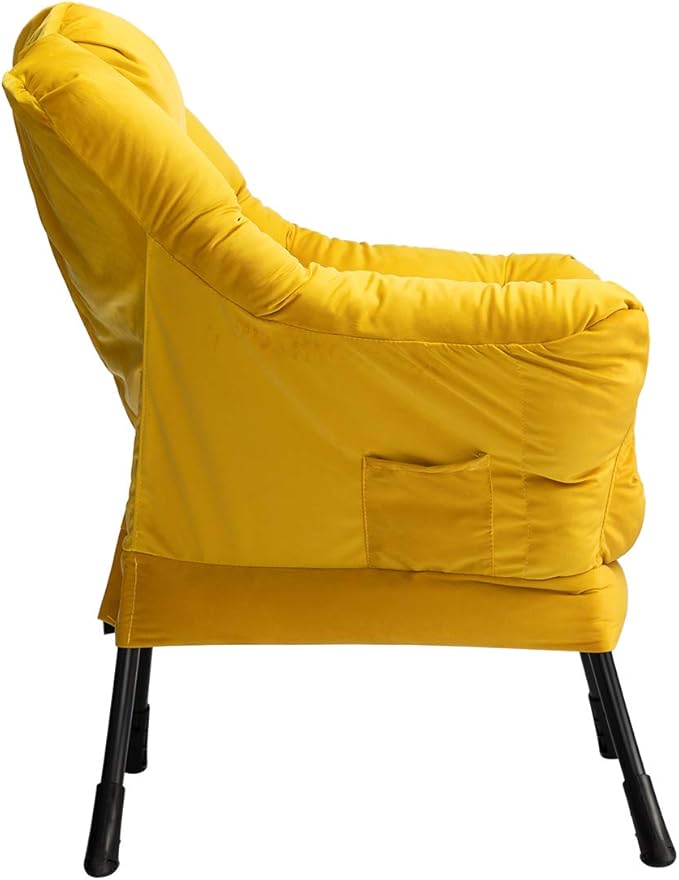 HollyHOME Modern Fabric Large Lazy Chair, Accent Oversized Comfy Reading Chair - Image 9