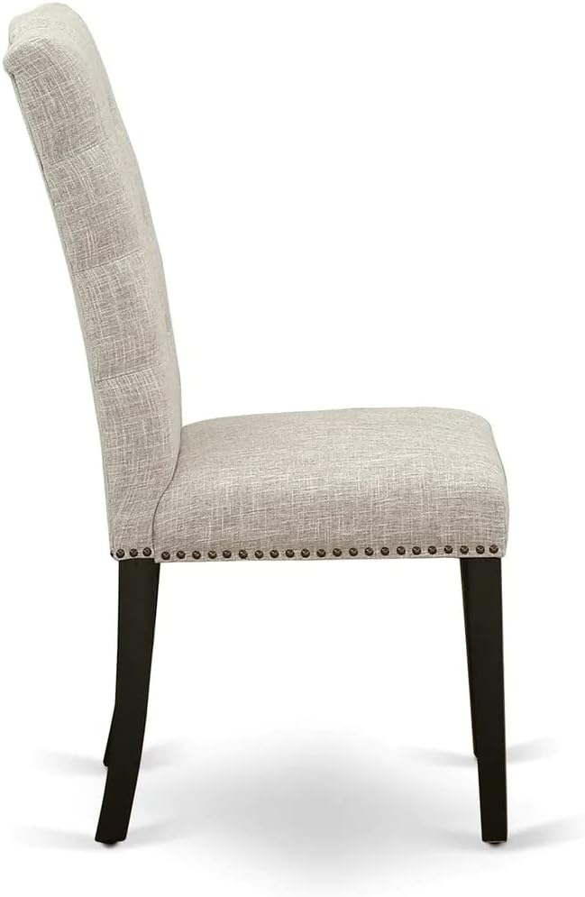 East West Furniture X627EL635-6 6 Piece Dining Table Set Contains a Rectangle - Image 11