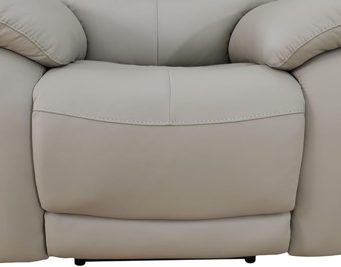 Electric Power Reclining Arm-Chair, Electric Genuine Breathing Leather Recliner - Image 9