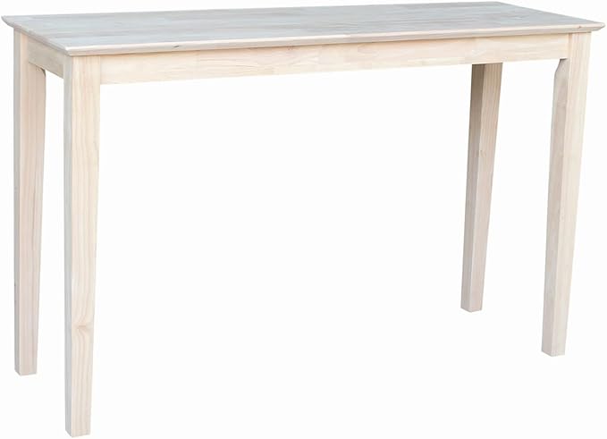 Solid Wood Extended Length Shaker Console Table by InternationalConcepts