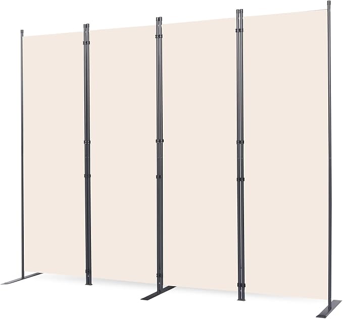Room Divider, 4 Panel Folding Privacy Screens by CHOSENM