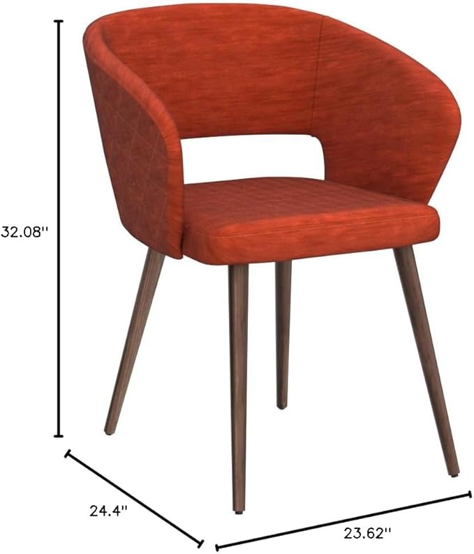 Ottomanson Dining Chair, Palermos Orange - Image 3