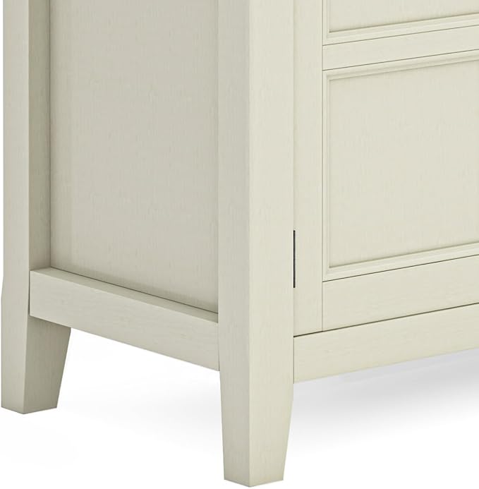 SIMPLIHOME Burlington SOLID WOOD 72 Inch Wide Transitional TV Media Stand in - Image 9