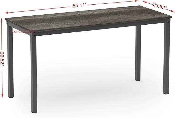 Teraves Computer Desk/Dining Table Office Desk Sturdy Writing Workstation - Image 9