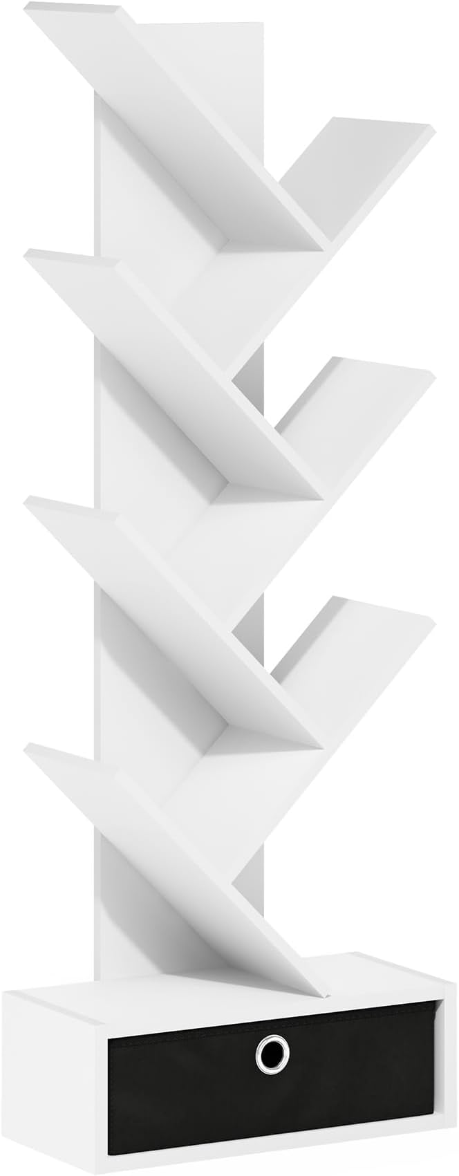 Furinno Tree Bookshelf 7-Tier Floor Standing Tree Bookcase - Image 5