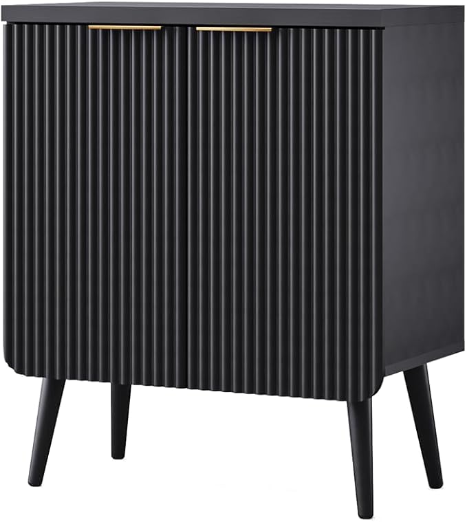 23.6" Sideboard Cabinet with 2 Doors, Modern Buffet Cabinet with Adjustable - Image 7