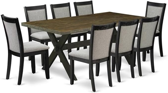 East West Furniture X677MZ606-9 9 Piece Dining Room Furniture Set Includes a by EastWestFurniture