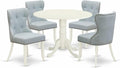 East West Furniture DLSI5-WHI-15 5 Piece Kitchen Table & Chairs Set Includes a by EastWestFurniture