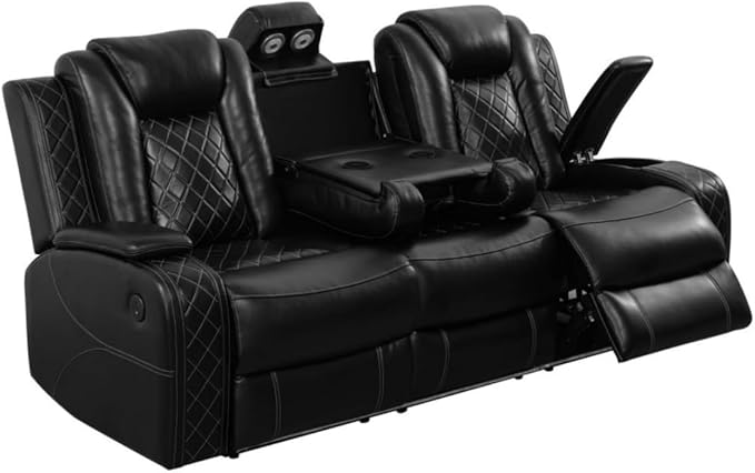 Electric Power Recliner Sofa Living Room Furniture, Comfy Home Theater - Image 8