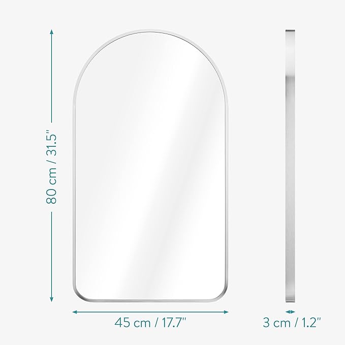 Navaris Arched Wall Mirror - Image 5