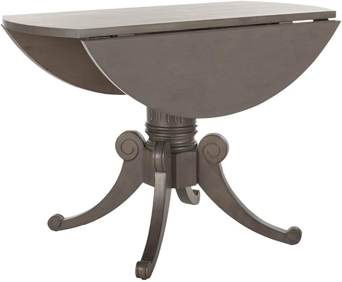 Safavieh Home Forest Traditional Grey Wash Drop Leaf Dining Table - Image 4