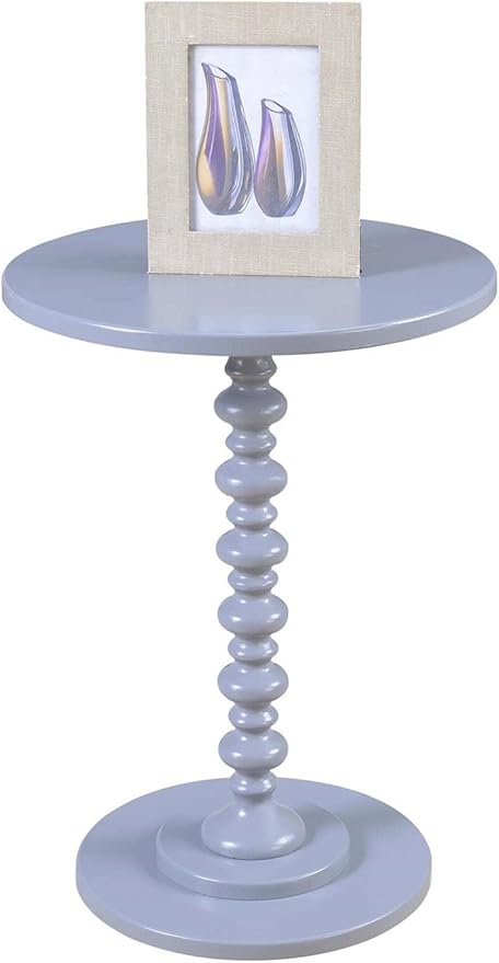 Convenience Concepts Palm Beach Spindle 17.75" Traditional Round End Living Room - Image 4