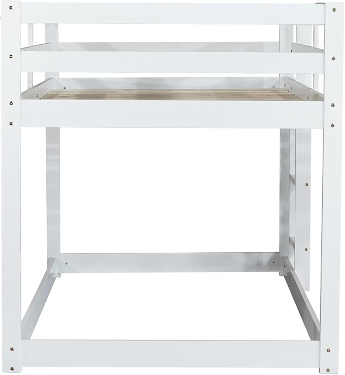 HomSof Twin Over Twin Low Floor Loft Bed - Image 6