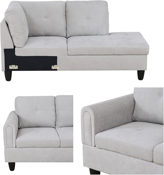 Convertible Sectional Couch, Large L Shaped Couch - Image 5