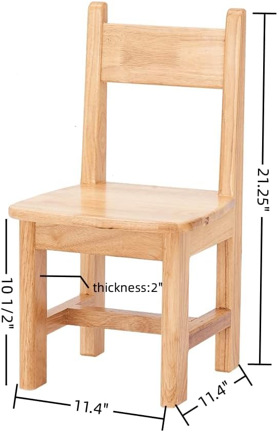 Pure Wood Solid Wood Children Chair - Image 2