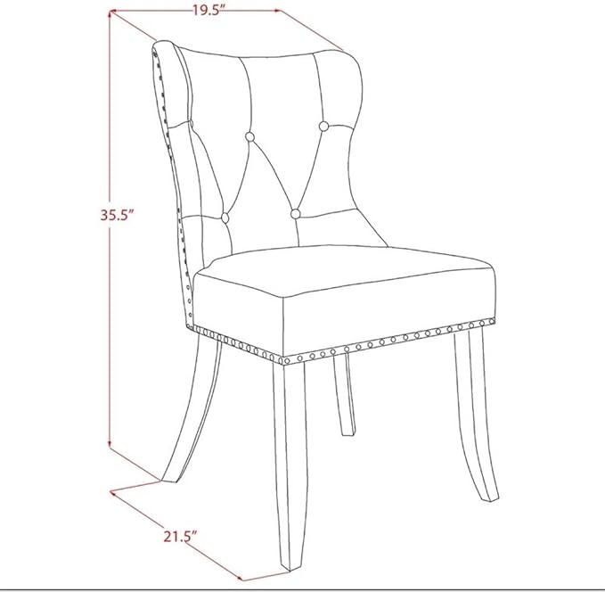 East West Furniture AMSI5-BCH-21 5 Piece Dining Room Furniture Set Includes a - Image 5