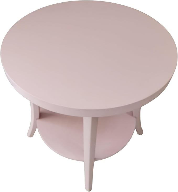 Roundhill Furniture Perth Contemporary Round End Table - Image 5