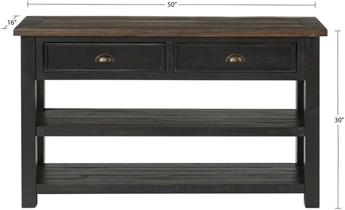 Martin Svensson Home Solid Wood Sofa Console Table - Image 3