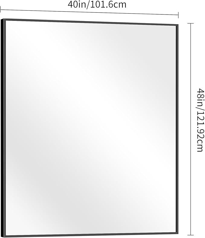 BONEWEI Bathroom Mirror, 40x48 inch Bathroom Mirrors - Image 7