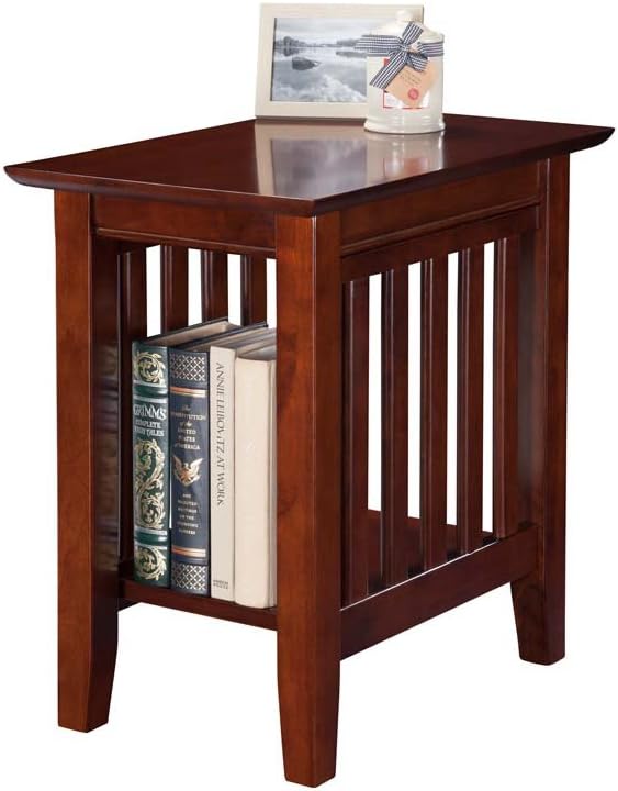 AFI Mission Chair Side Table in Walnut - Image 4