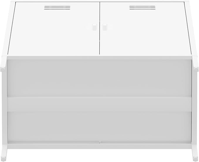 Manhattan Comfort Naomi Modern Metal Accent Cabinet, Minimalist Storage Cabinet - Image 11