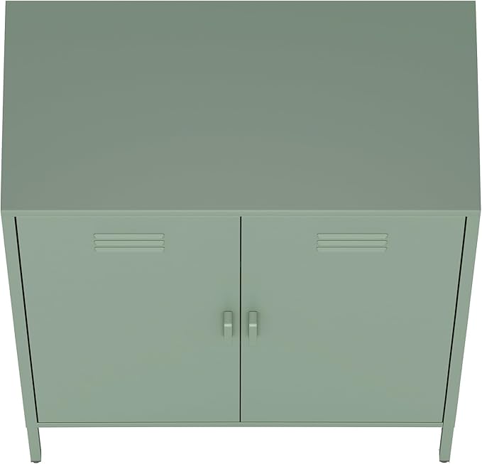 Manhattan Comfort Naomi Modern Metal Accent Cabinet, Minimalist Storage Cabinet - Image 10