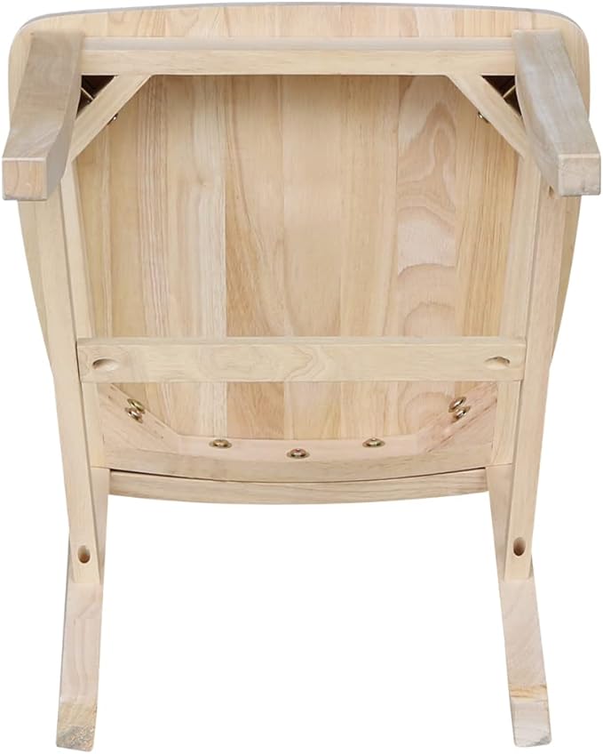 Set of Two Cafe Dining Chairs, Unfinished - Image 9