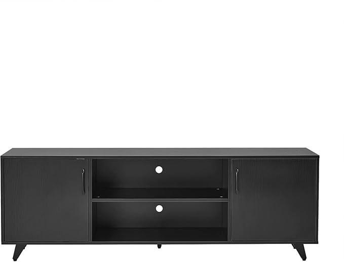 Panana TV Stand for TV up to 50 Inches, 2 Doors Entertainment Center - Image 9