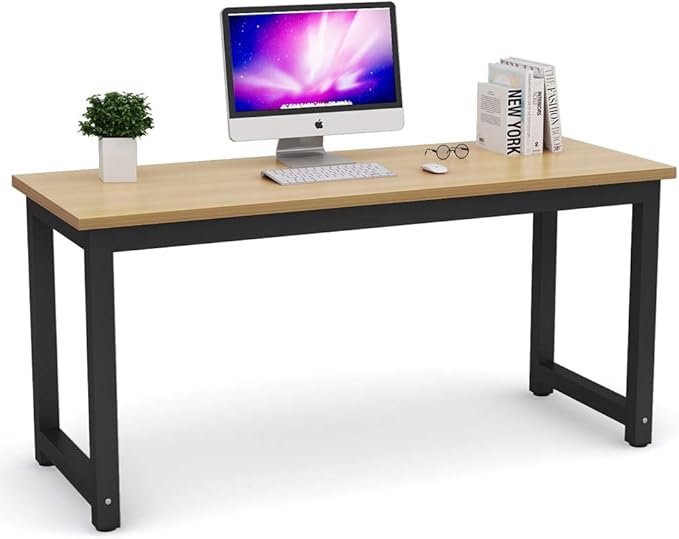 Tribesigns Computer Desk, Large Office Desk Computer Table Study Writing Desk by Tribesigns