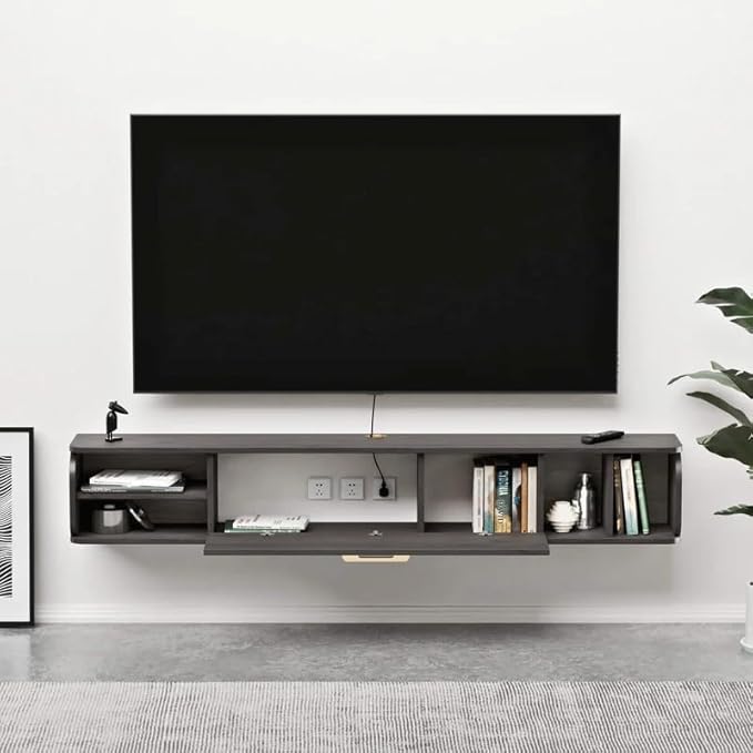 Floating TV Unit, Floating Shelves - Image 4
