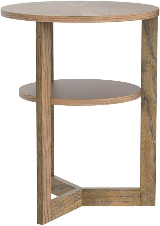 MODERION Round End Table, Farmhouse Side Table - Image 5