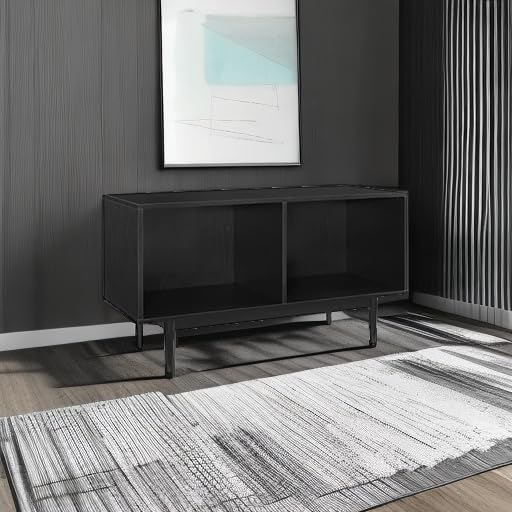 Crosley Furniture Liam Medium Vinyl Record Storage TV Stand and Entertainment - Image 2