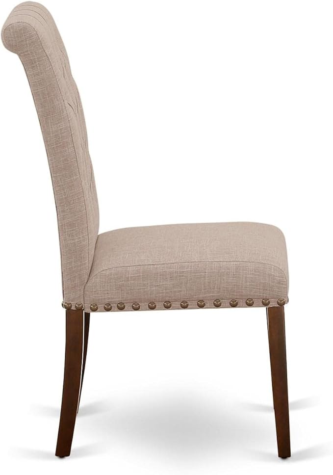 East West Furniture BRP3T04 Bremond Parson Dining Room Chairs - Image 6