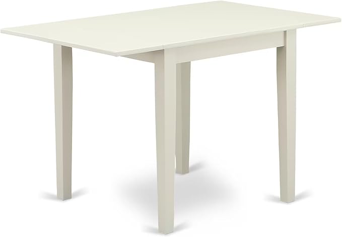 East West Furniture 1NDEN3-LWH-06 3 Piece Dining Table Set Contains a Rectangle - Image 3
