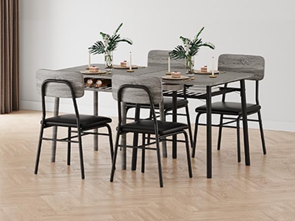 IDEALHOUSE 3-Piece Dining Table Set - Image 3