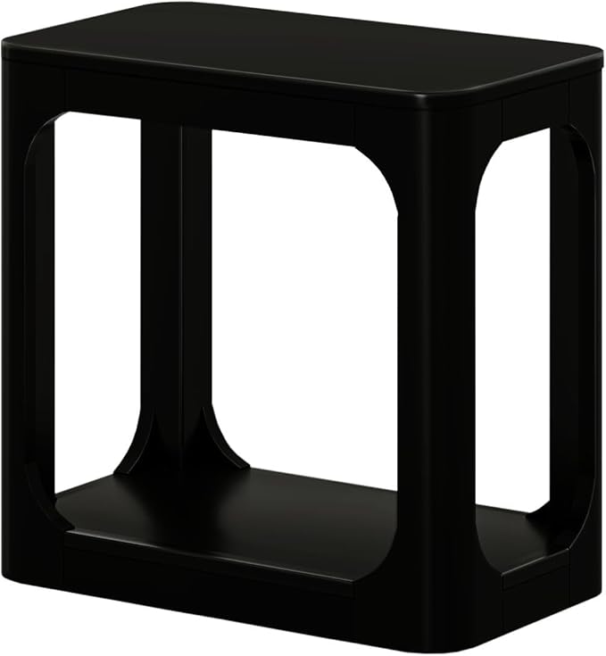Plank+Beam Modern Rounded Rectangular Side Table - Image 4