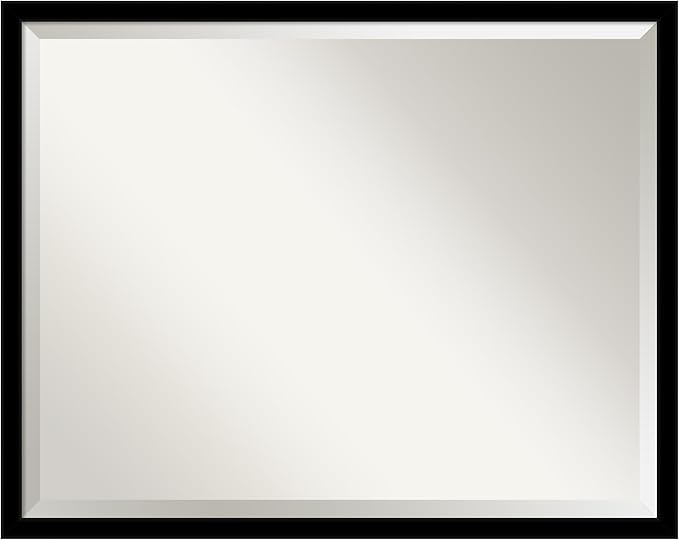 Amanti Art Black Bathroom Mirror by AmantiArt